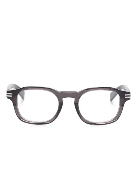 Zegna lentes con armazón cuadrada