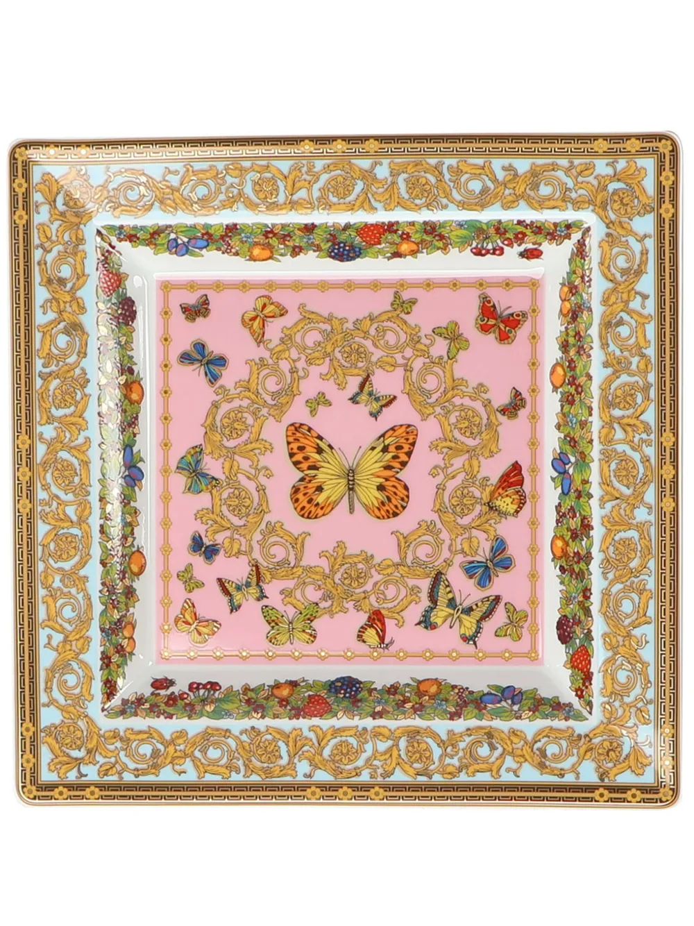Versace Butterfly Garden tray | Pink | Image 1