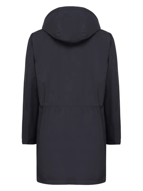 Fay フーデッド パデッドコート | ブルー | FARFETCH JP