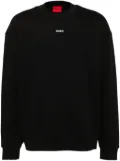 HUGO logo print sweatshirt - Black