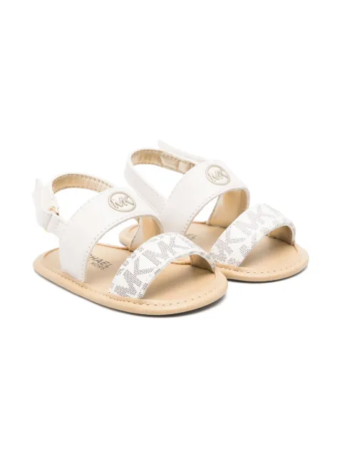 Michael Kors Kids sandalias con logo estampado