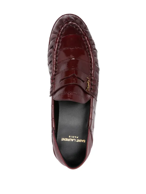 【関税&送料込】Saint Laurent Loafer Saint Laurent Le Loafer Leather Loafers | Black | FARFETCH