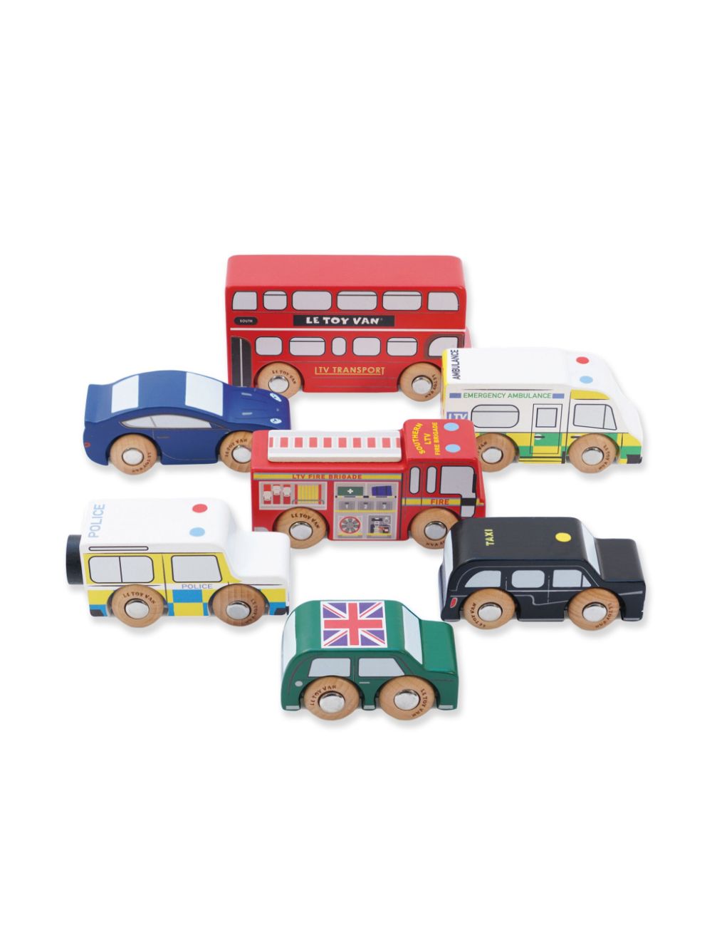 Le Toy Van London Toy Car set - Red