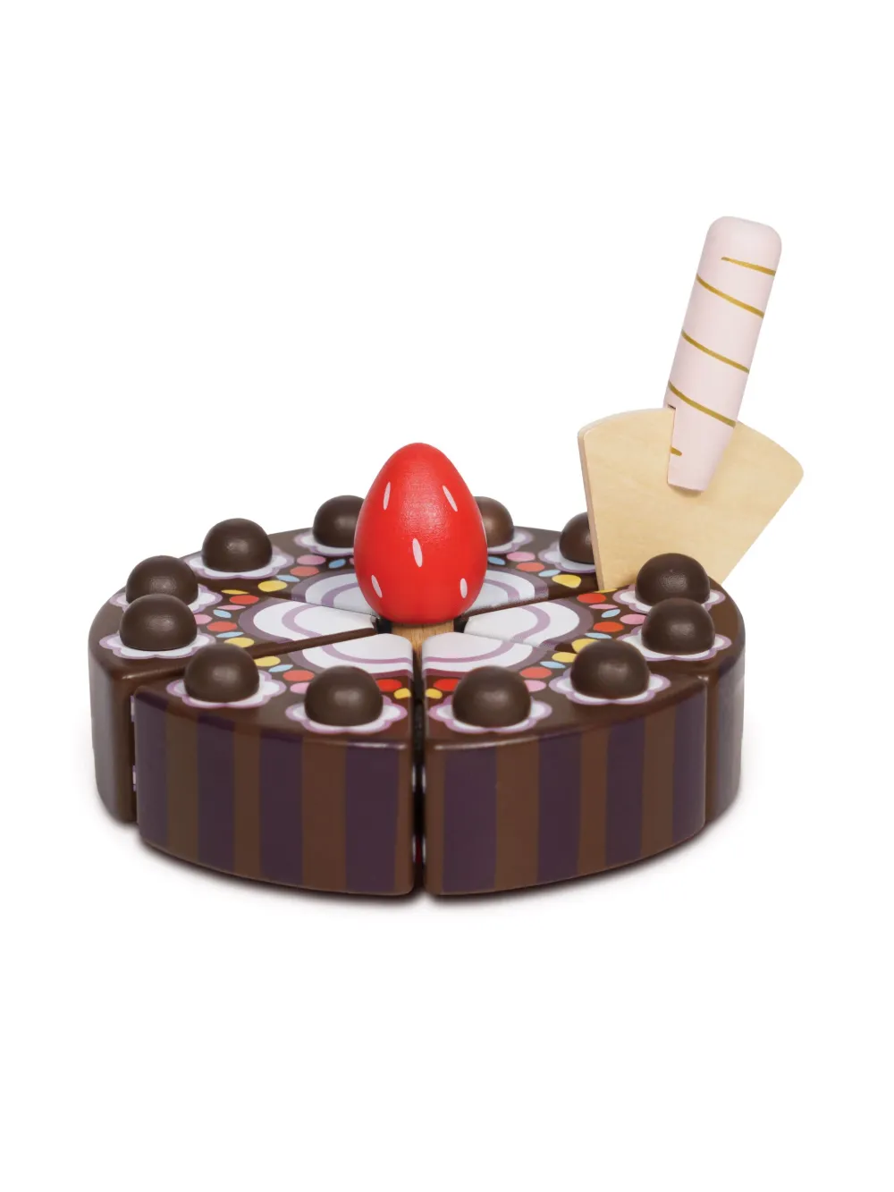  Le Toy Van Juguete Chocolate Gateau Sliceable Cake - Marrón 