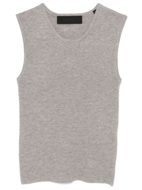 FEAR OF GOD ESSENTIALS waffle tank top Women