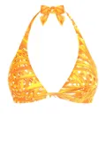 Vilebrequin Palm Leaves bikini top - Orange