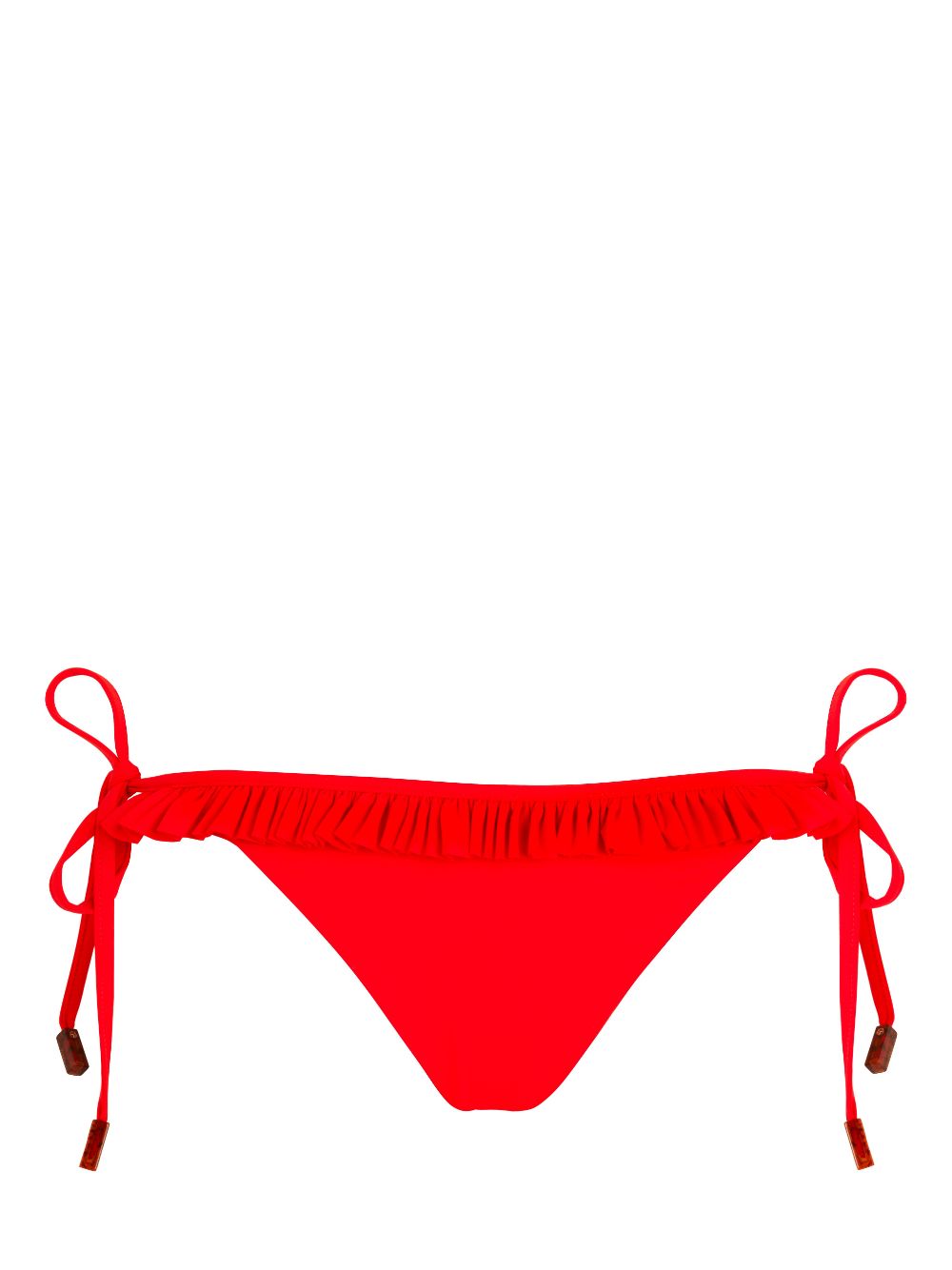 Vilebrequin Bikinislip met ruches Rood