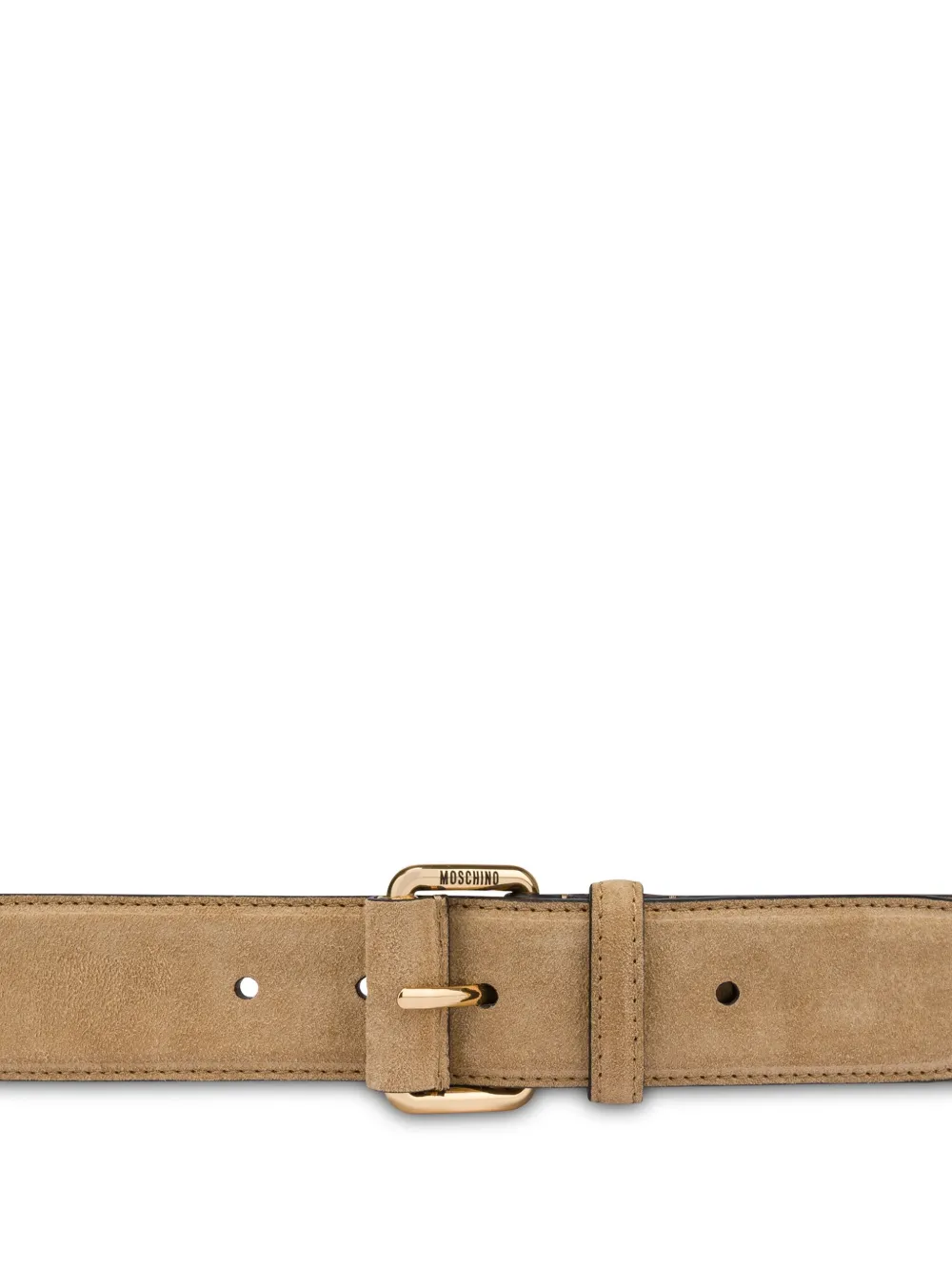 Moschino suede belt - Bruin