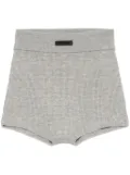 FEAR OF GOD ESSENTIALS waffle-knit shorts - Grey