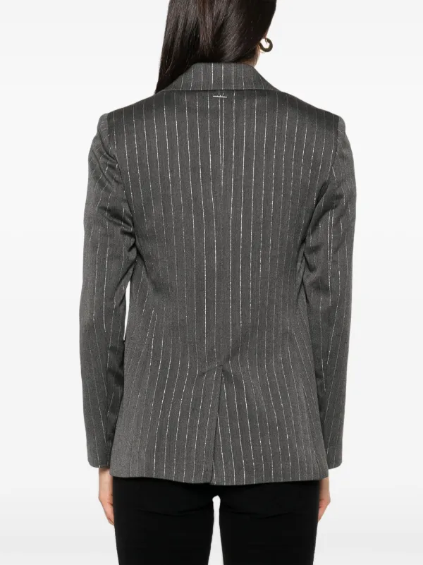 LIU JO Pinstripe Blazer | Grey | FARFETCH