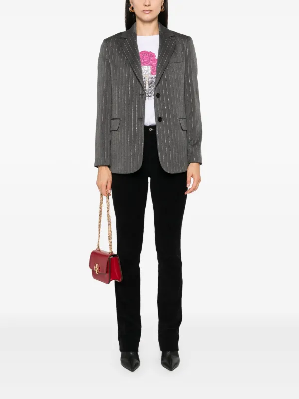 LIU JO Pinstripe Blazer | Grey | FARFETCH