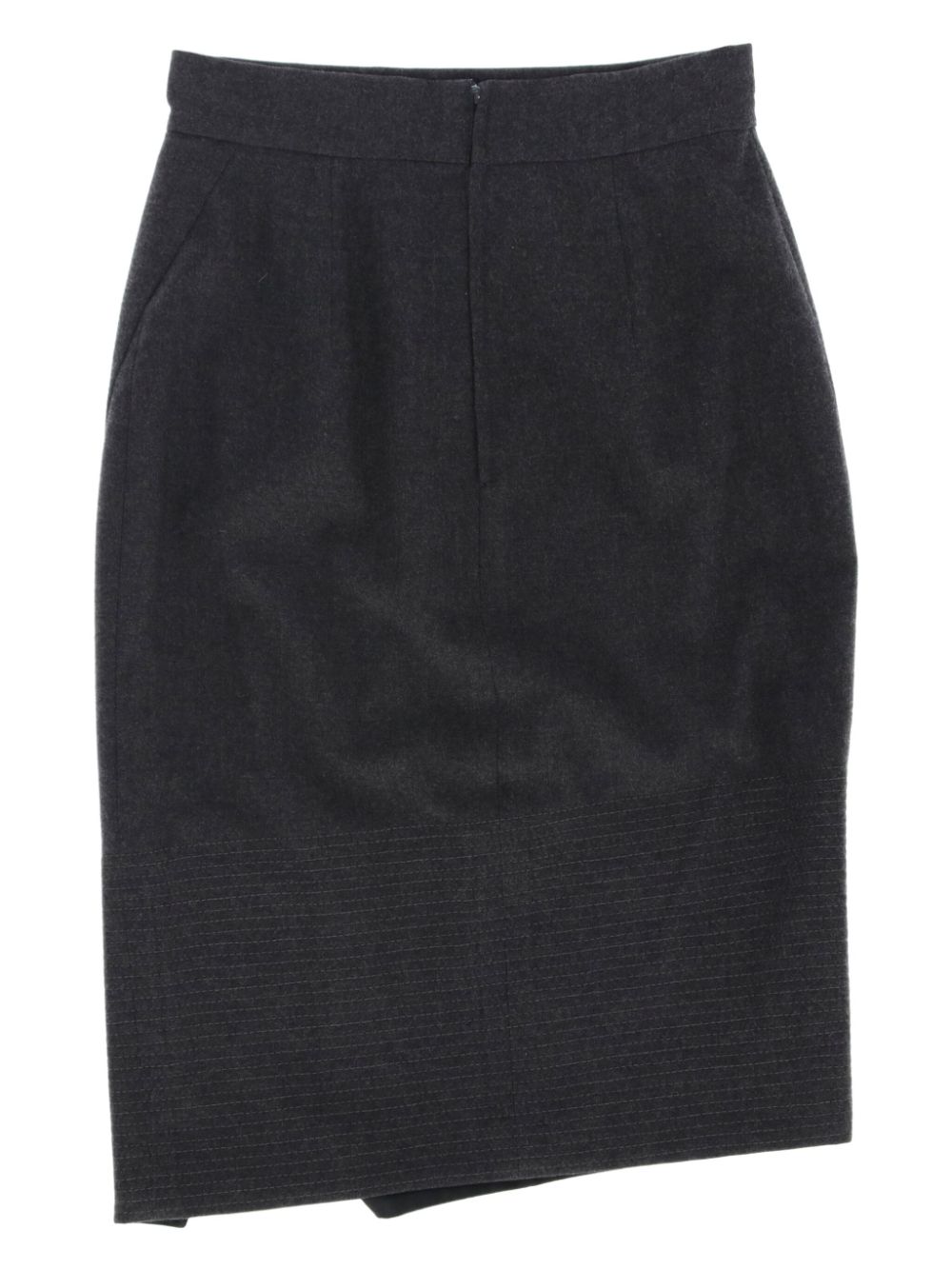 Gianfranco Ferré Pre-Owned 1980s wool skirt - Grey