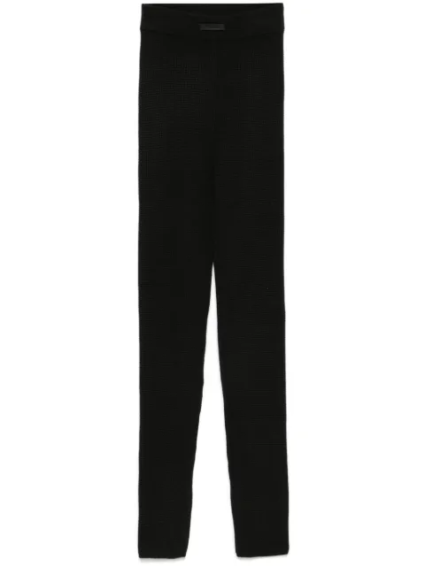 FEAR OF GOD ESSENTIALS waffle-knit leggings