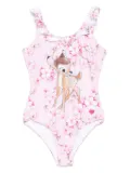 Monnalisa x Disney Bambi swimsuit - Pink