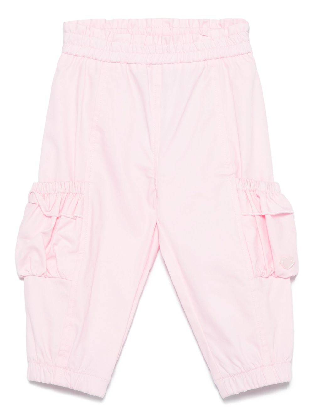 Monnalisa twill-weave cargo pants Roze