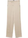 Giorgio Armani silk trousers - Neutrals