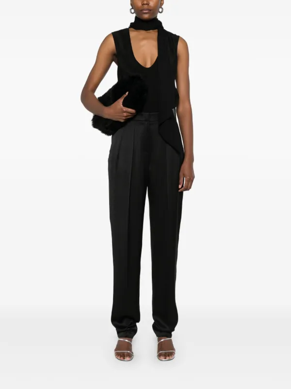 Giorgio Armani Silk Trousers | Black | FARFETCH