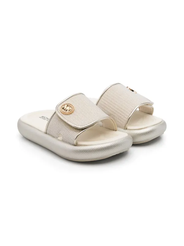 Michael Kors Kids Raelynn Slippers | Neutrals | FARFETCH UK