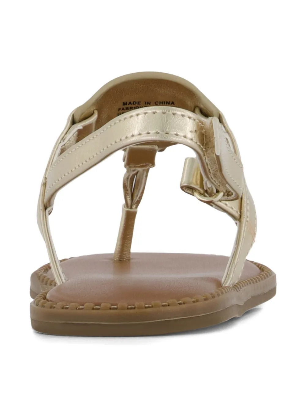 Michael Kors Kids Sandalen met logoplakkaat Bruin