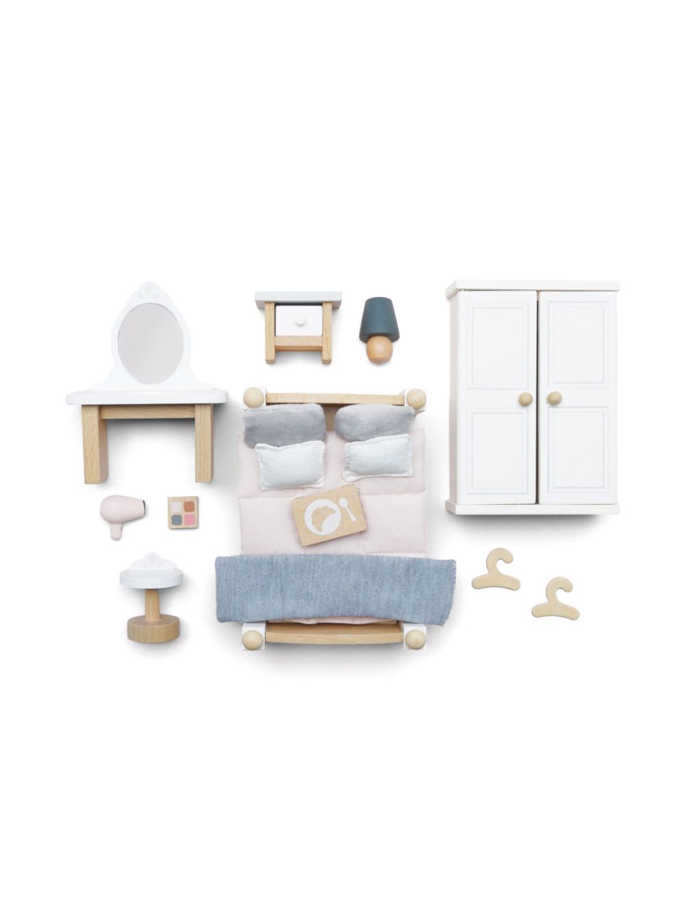 Le Toy Van Dolls House Bedroom toy set - White