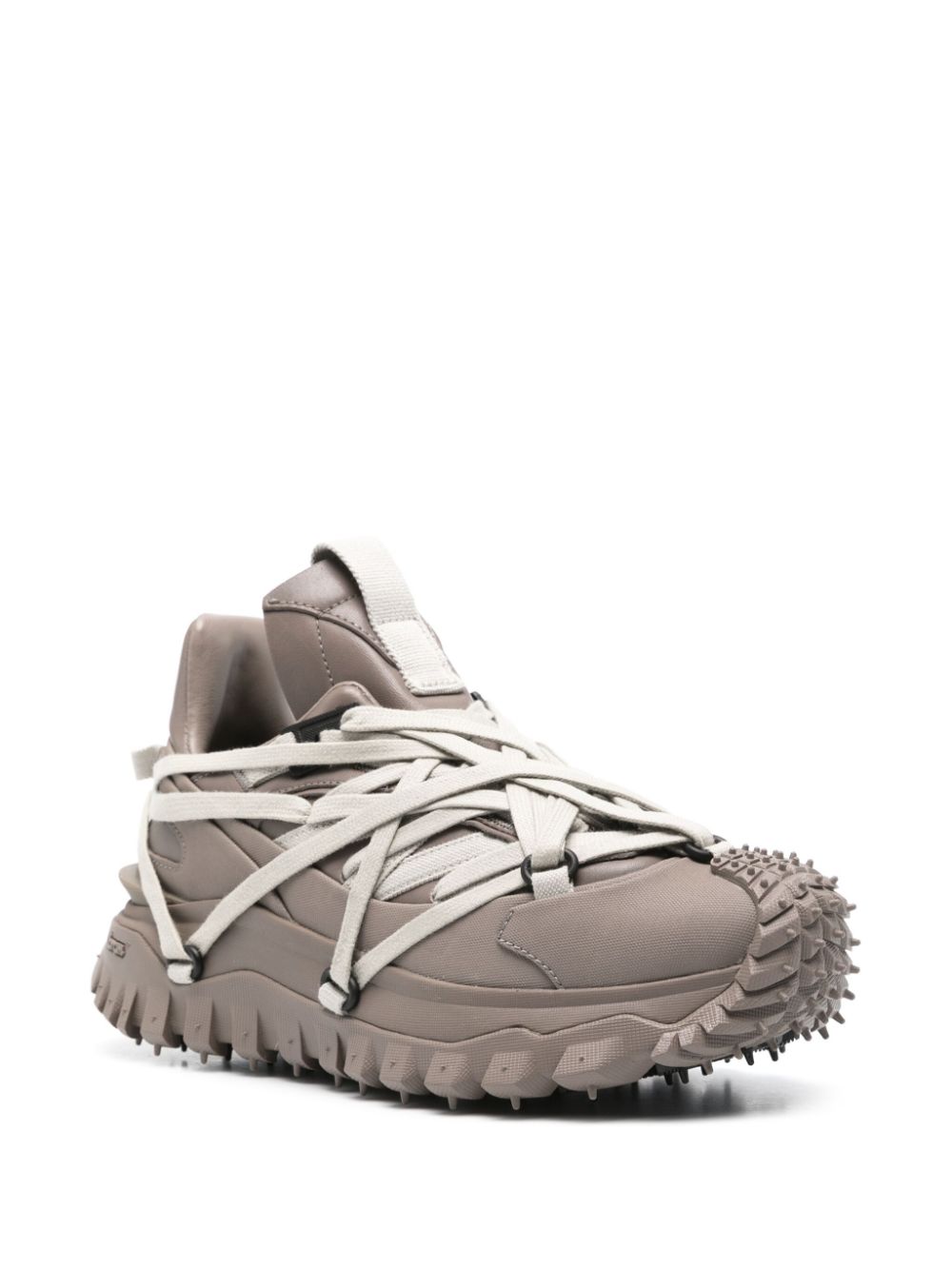 Rick Owens x Moncler Trailgrip Megalace sneakers - Beige