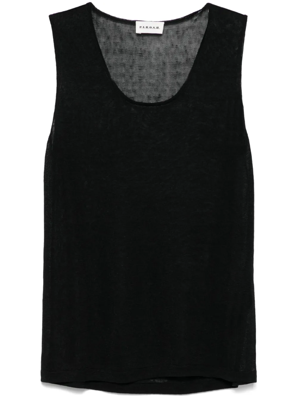 fine-knit tank top