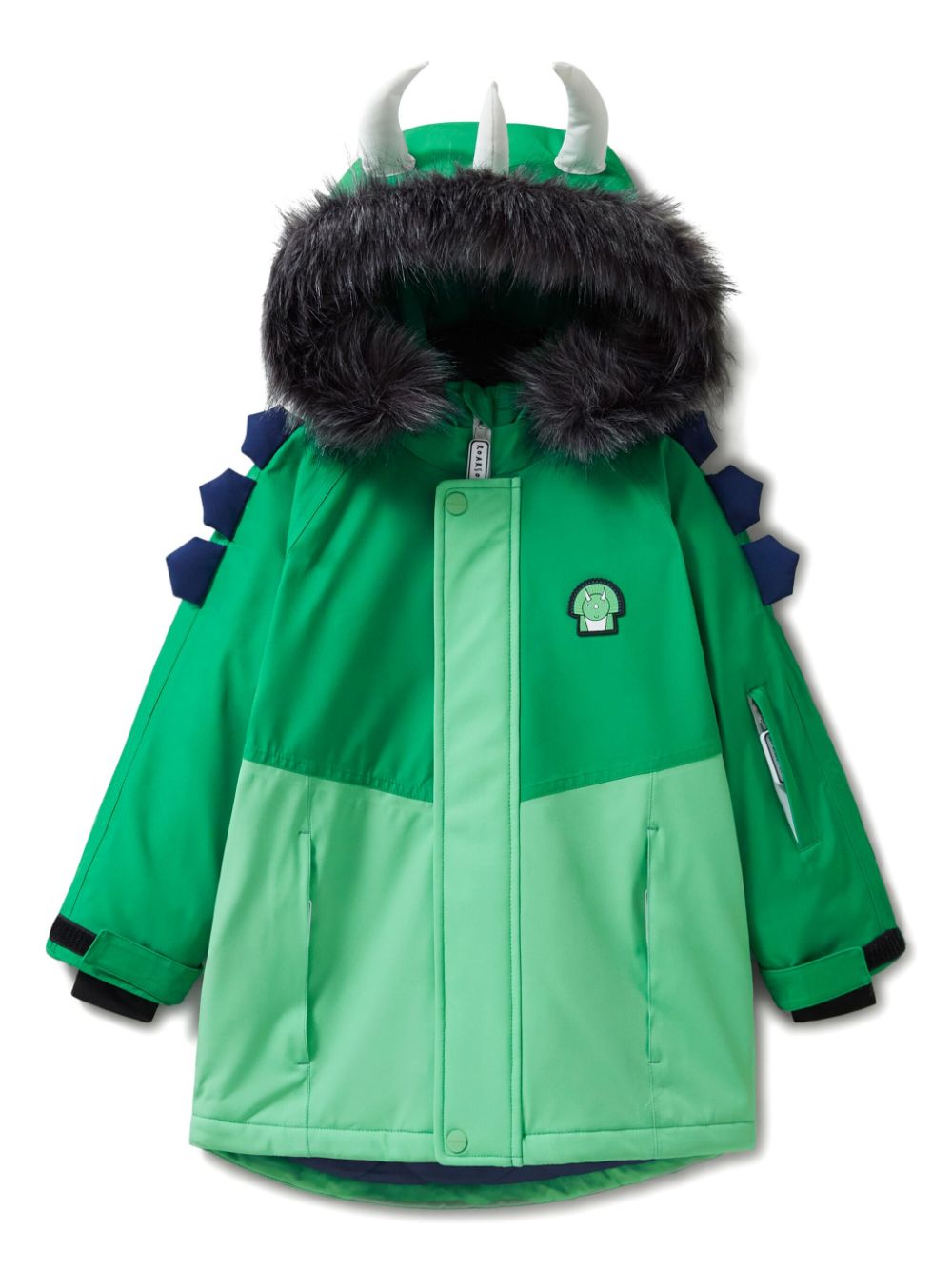 Roarsome patch-detail jacket - Green