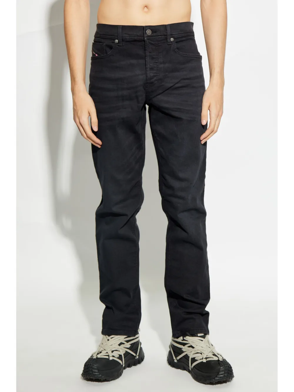 Diesel Straight jeans Zwart