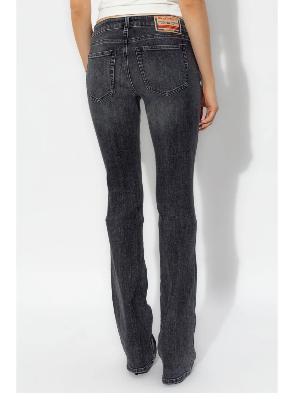 Diesel Low waist jeans Zwart