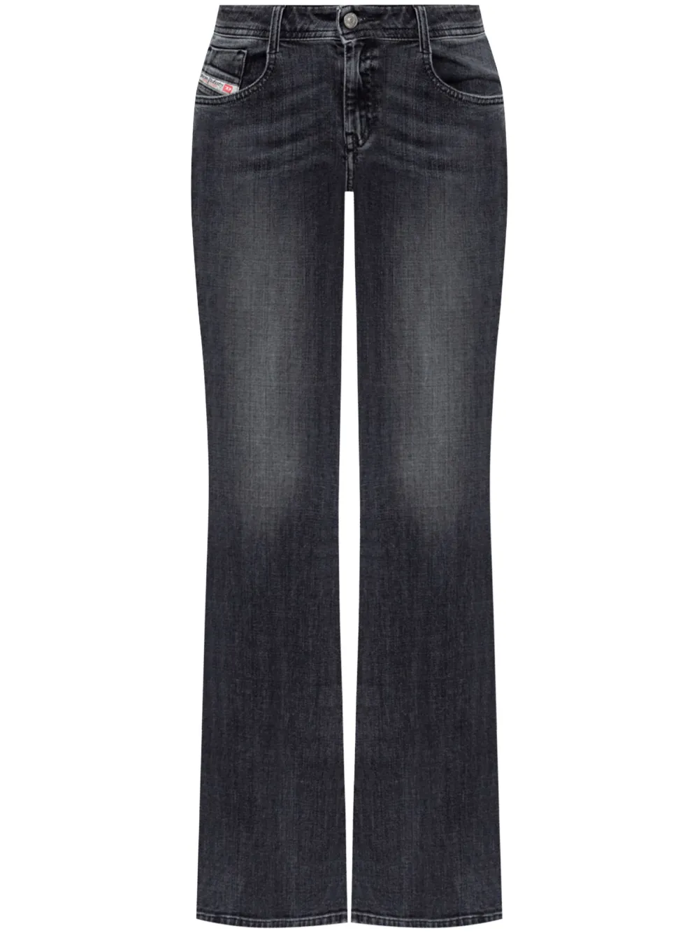 Diesel Low waist jeans Zwart