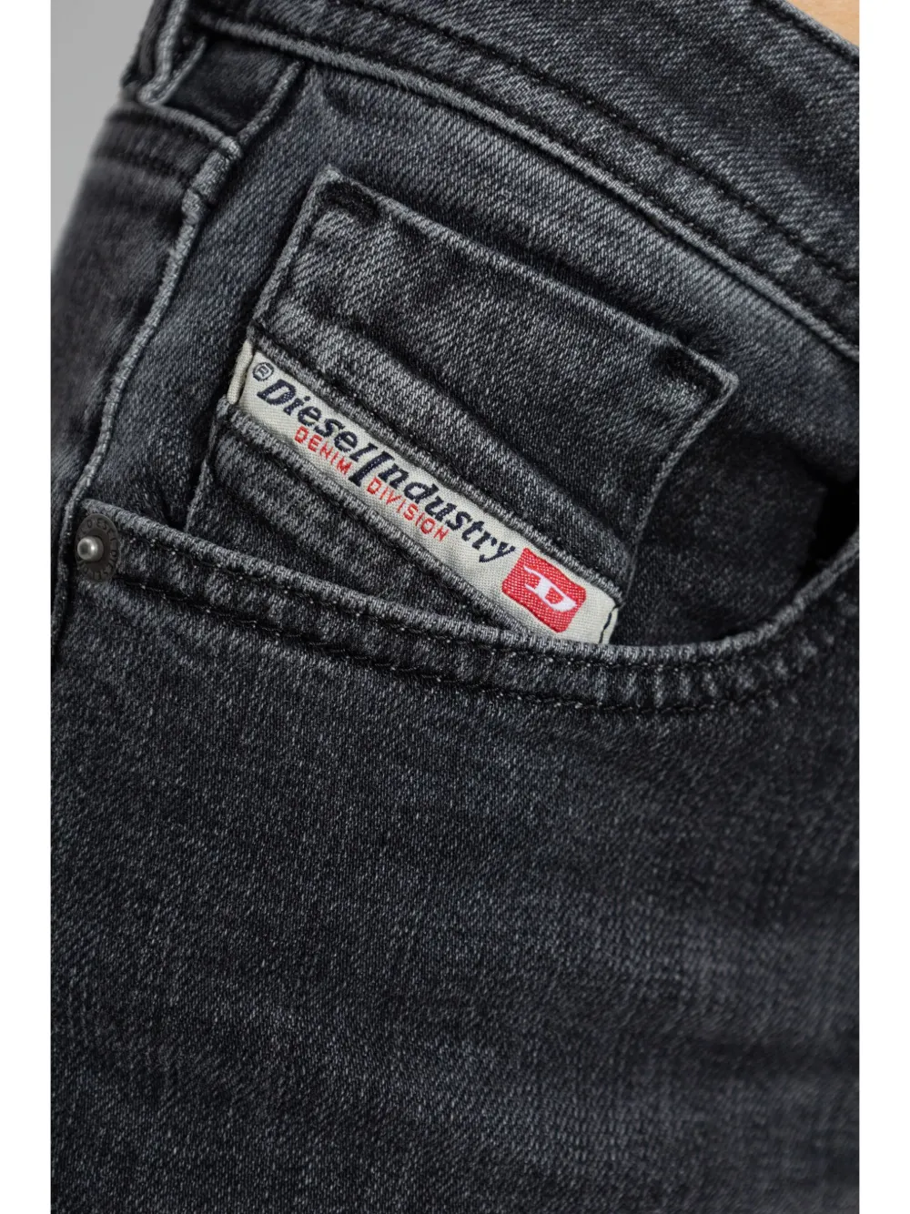 Diesel Low waist jeans Zwart