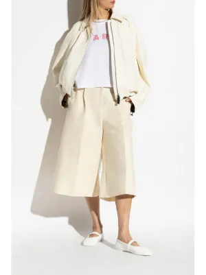 パンツ MARNI SS25 CROPPED PANT (PAMA0540S0TCX28 00N99) Marni Cropped Pants for Women | FARFETCH