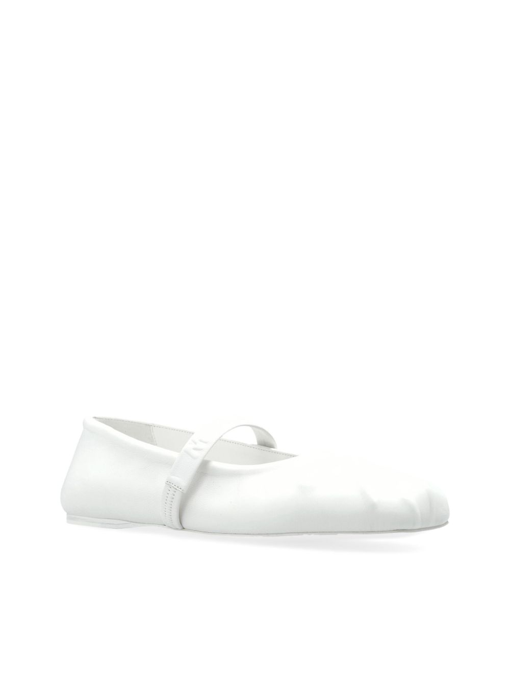 Marni leather ballet flats White