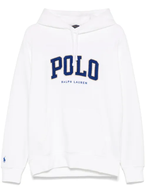 Hoodie à logo floqué - Polo Ralph Lauren - Modalova