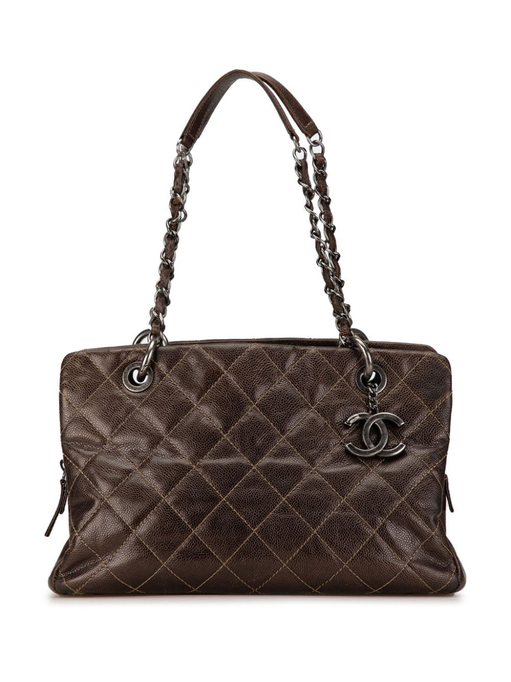 Affordable HOT SALE CHANEL 2013-2014 Small Quilted Caviar Chic tote bag Women