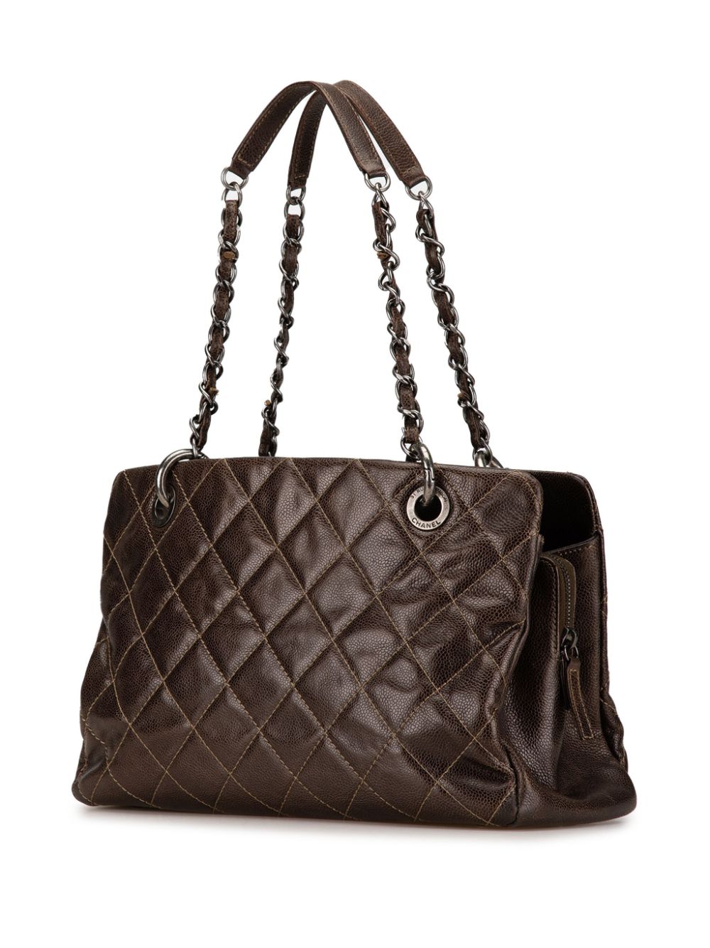 Affordable HOT SALE CHANEL 2013-2014 Small Quilted Caviar Chic tote bag Women