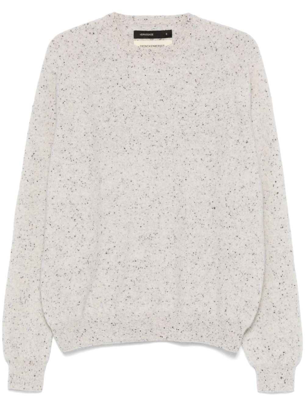 Frenckenberger speckle-knit sweater - Grey