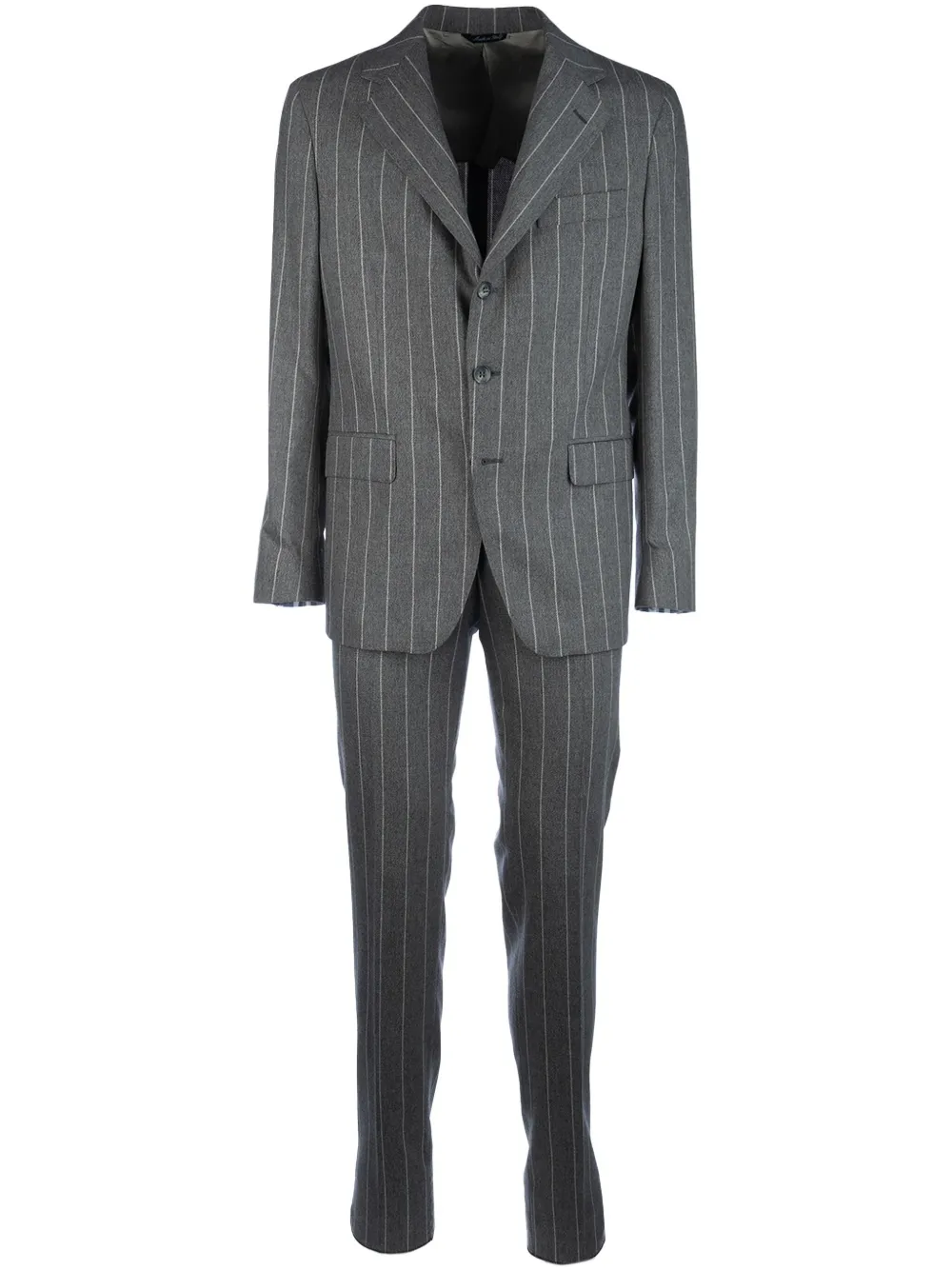 pinstriped suit