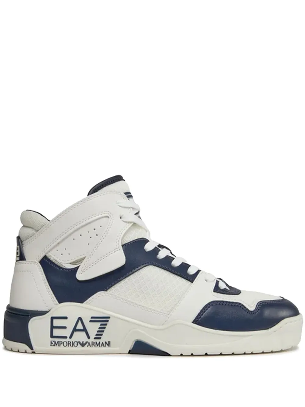 logo-detail high-top sneakers