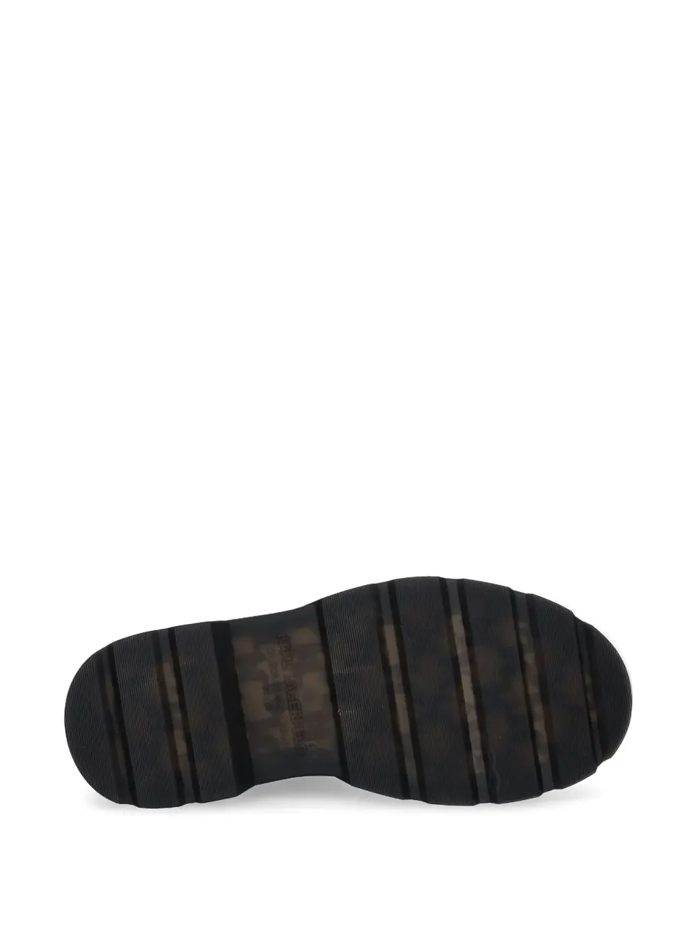 Karl Lagerfeld logo-embossed combat boots Black