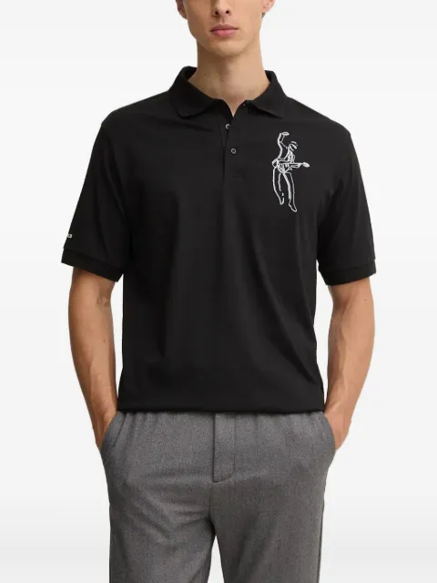 Karl Lagerfeld polo à imprimé graphique