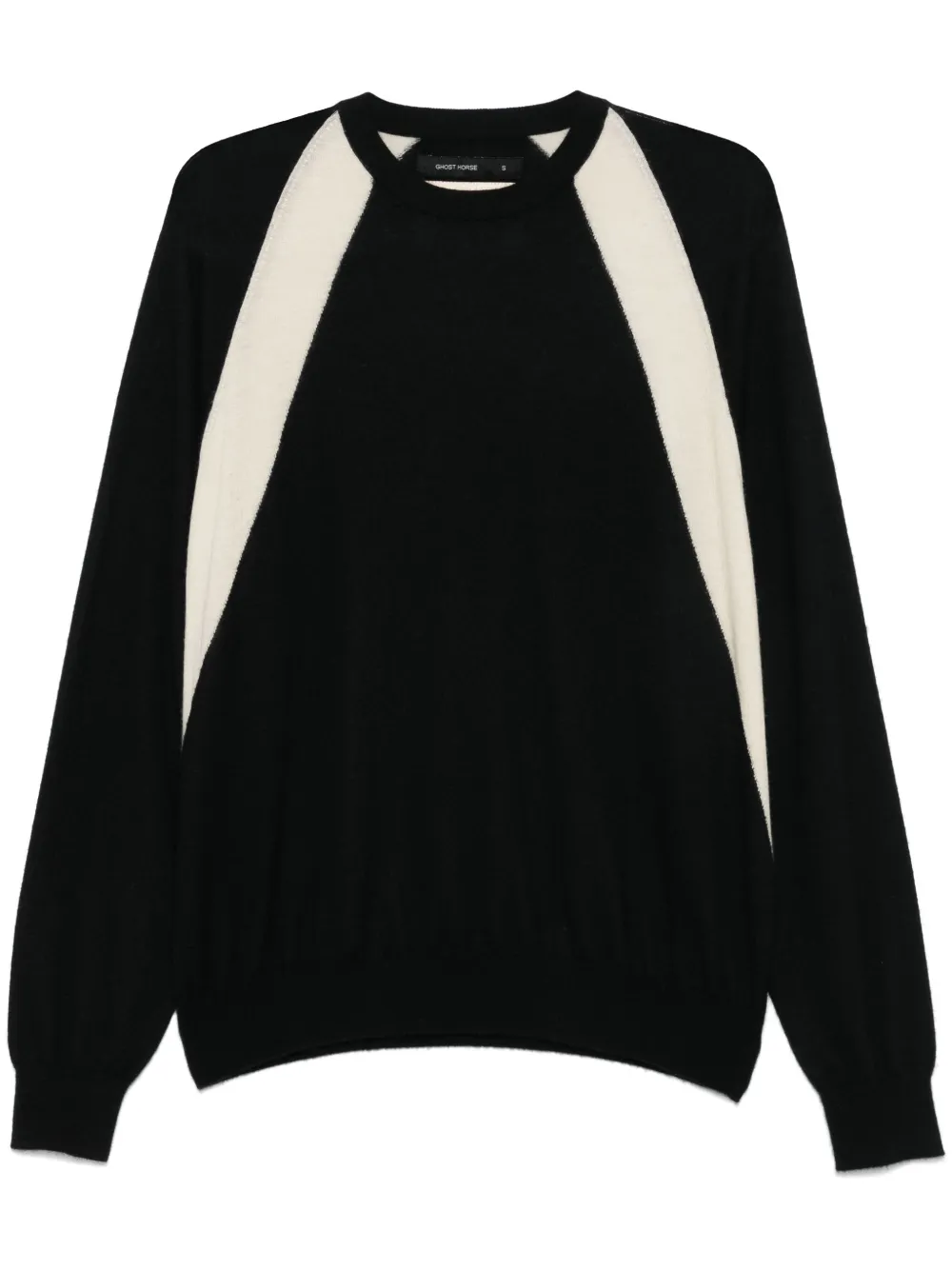 Frenckenberger colour-block sweater - Black
