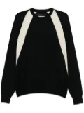 Frenckenberger colour-block sweater - Black