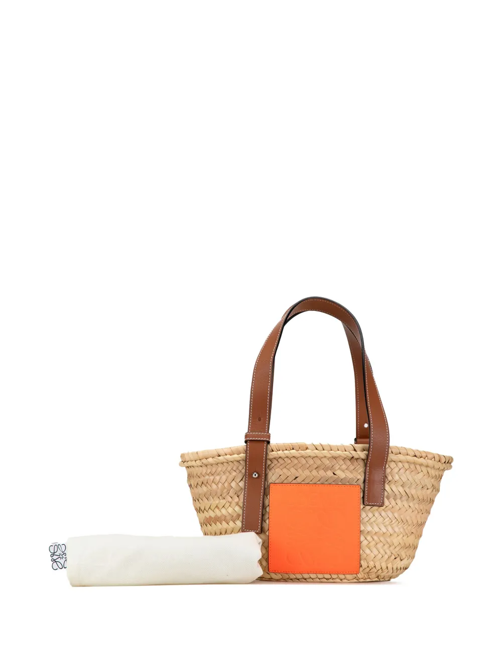 Cheap Loewe 2020 Mini Raffia Basket tote bag Women