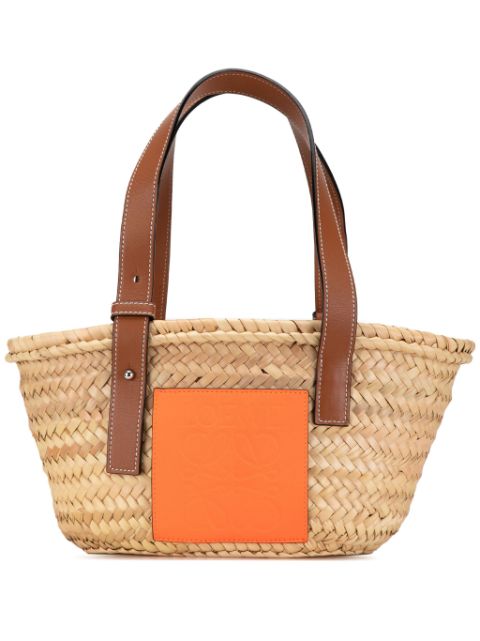 Loewe 2020 Mini Raffia Basket tote bag Women