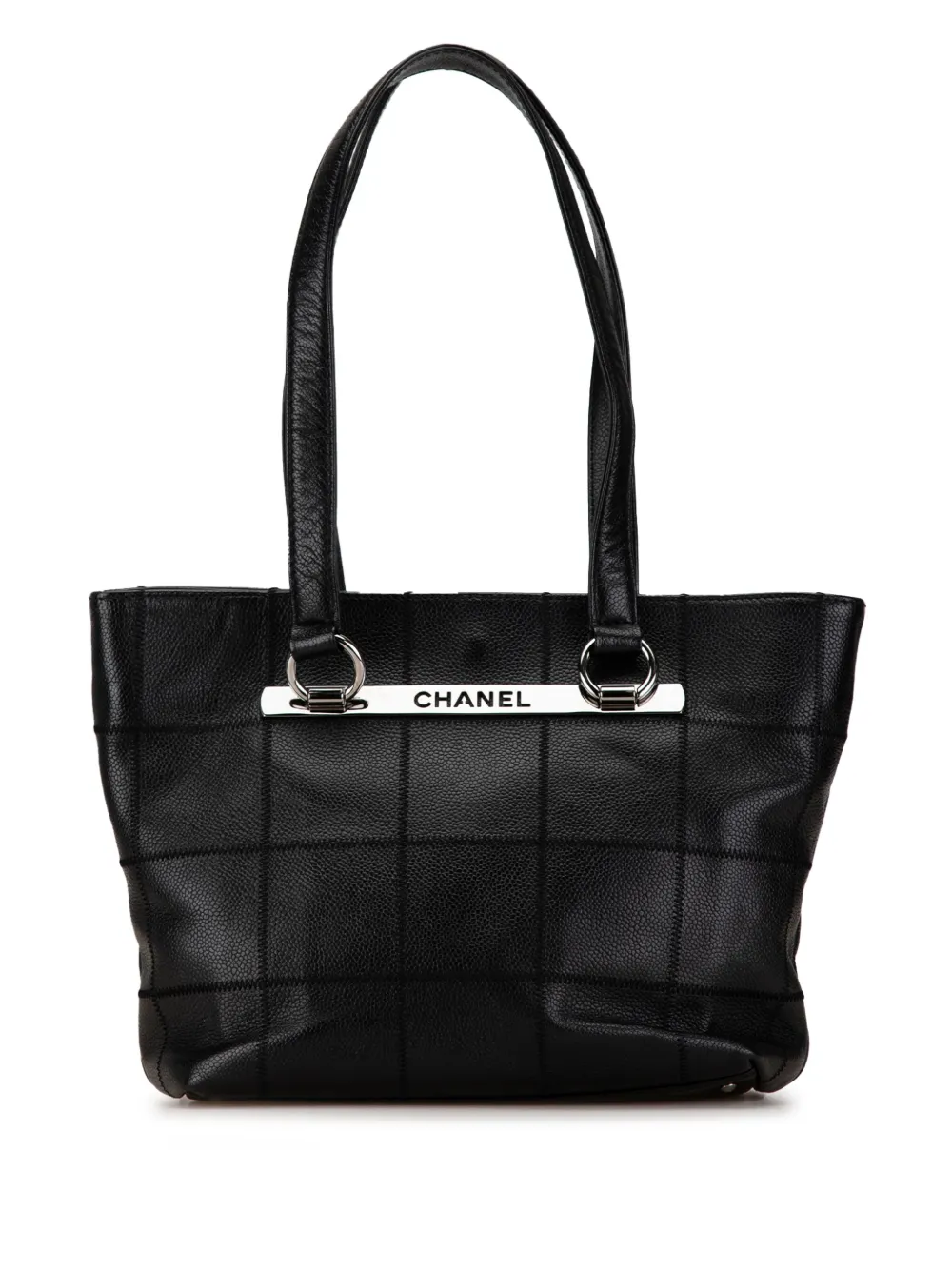 CHANEL Pre-Owned 2005-2006 チョコバー ハンドバッグ - ブラック CHANEL Pre-Owned 2005-2006 チョコバー ハンドバッグ - ブラック