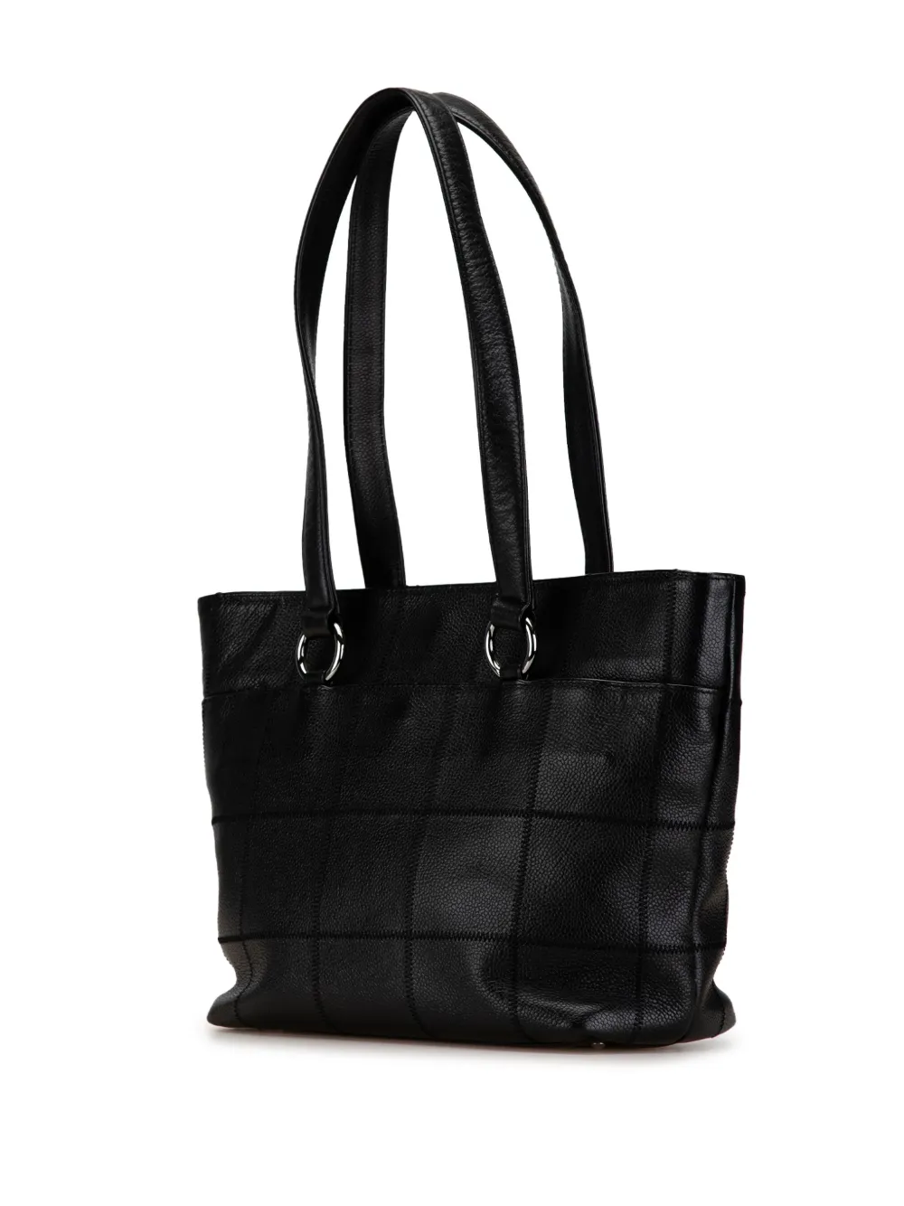 CHANEL Pre-Owned 2005-2006 Caviar Choco Bar tote bag - Zwart