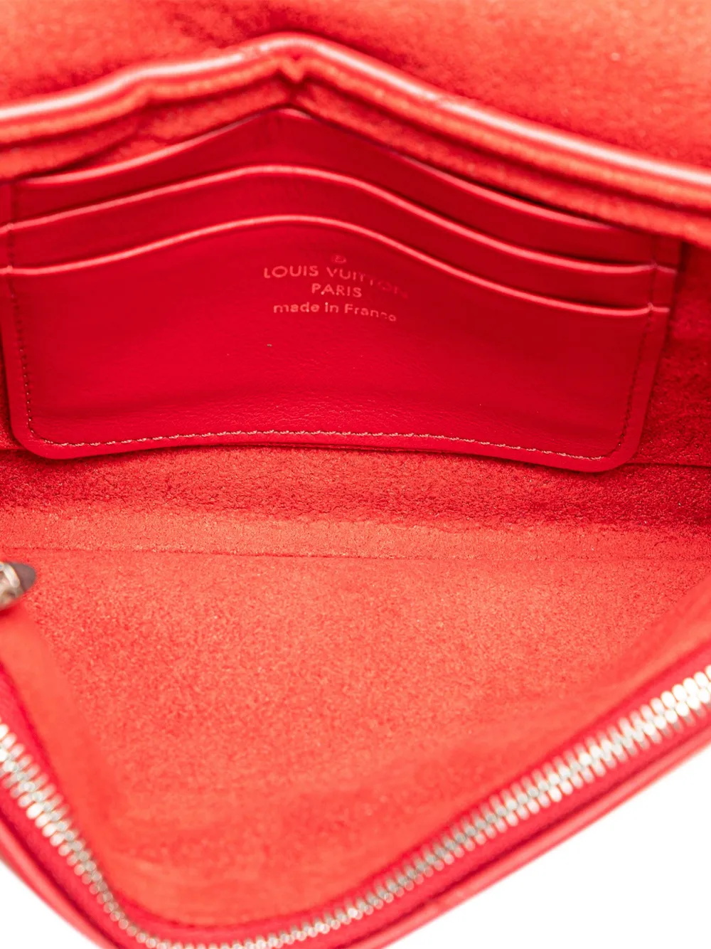 Louis Vuitton Pre Owned Sac a Bandouliere New Wave Chain Pochette 2019 Rouge FARFETCH FR