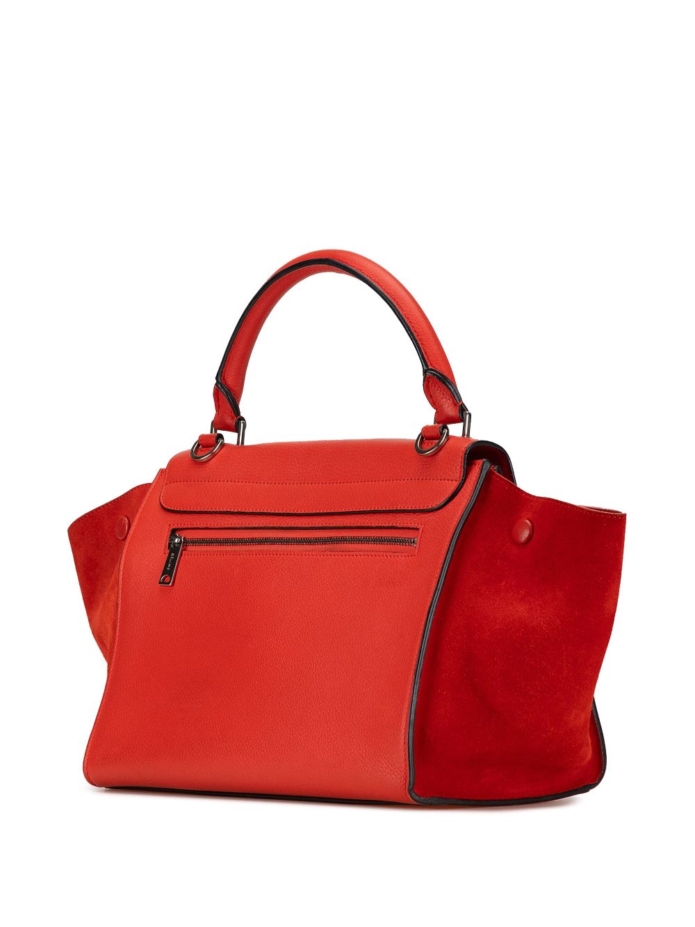 Céline Pre-Owned 2014 Small Leather Trapeze satchel - Rood