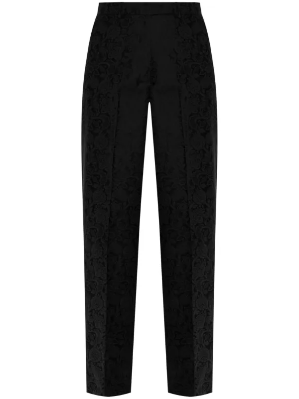 ETRO★ストレートパンツ ETRO ストレートパンツ | ブラック | FARFETCH JP